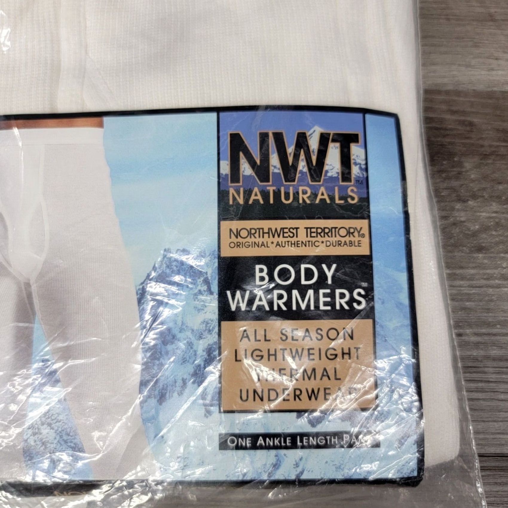 Vintage VINTAGE Northwest Territory Naturals Men Thermal bottoms pants Large White Cotton Thermal Winter Reg, Regular Fit, 30 Inseam, 39 in Waist Mens Size US 33 - 2 Thumbnail