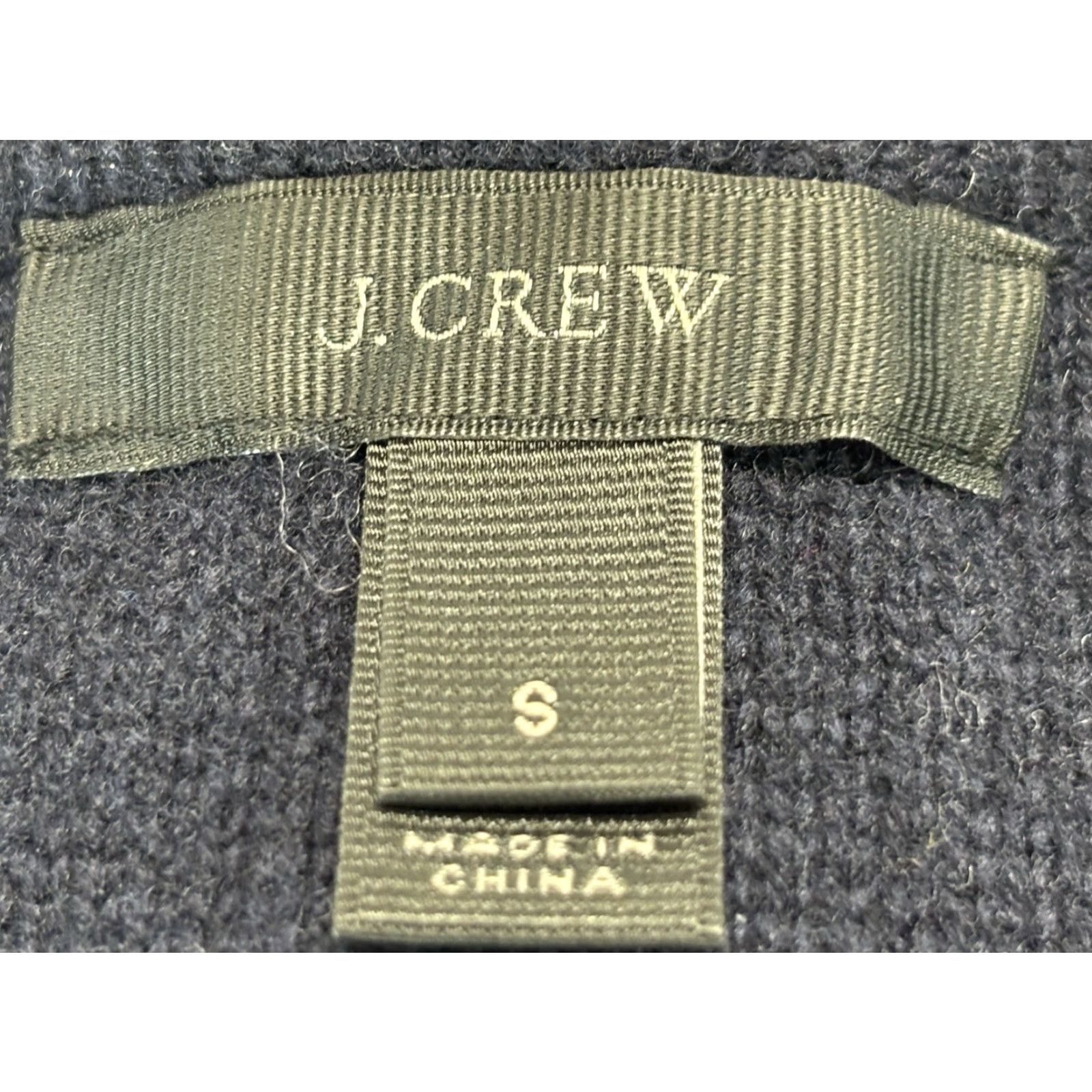 J.Crew J.CREW 100% Wool Crew Neck Sweater Women's Small Navy Blue Pullover Size S / US 4 / IT 40 - 6 Thumbnail