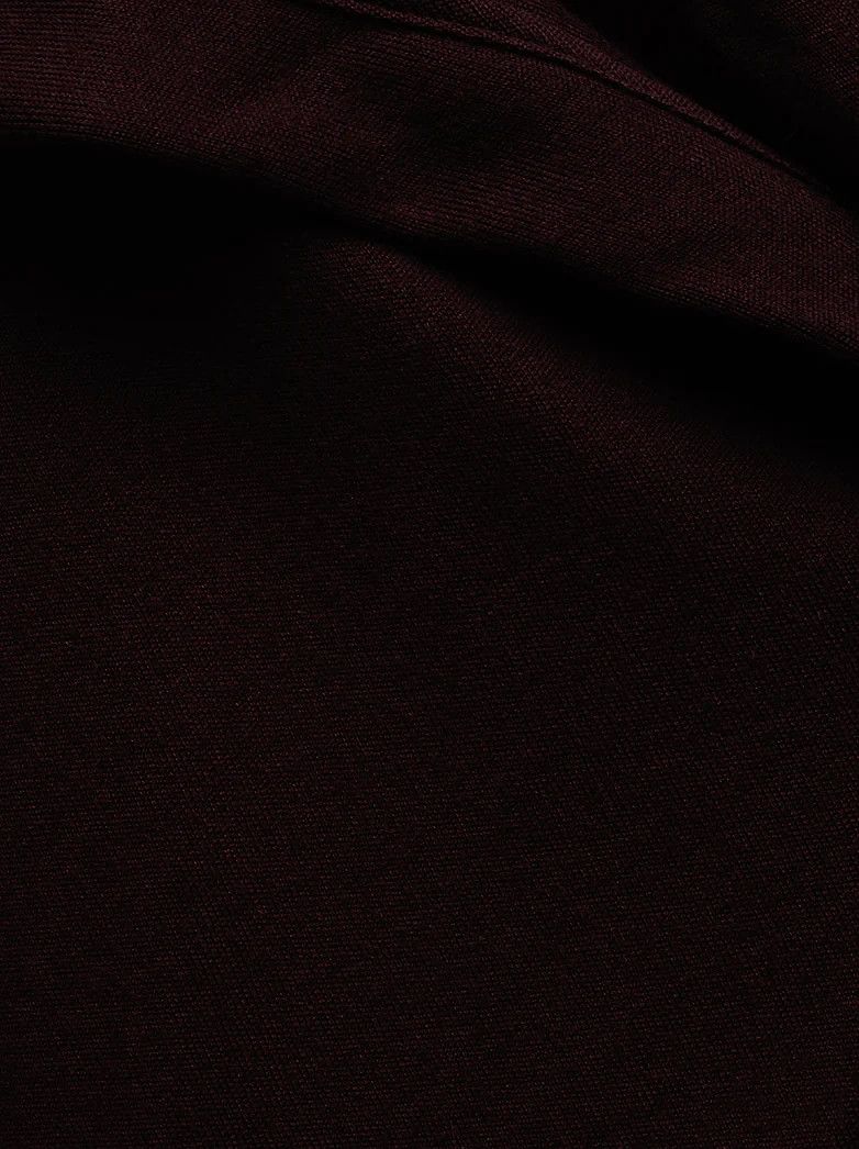 Saint Laurent Paris oc11z1025 Hooded Top in Wool in Bordeaux Size L / US 10 / IT 46 - 3 Thumbnail