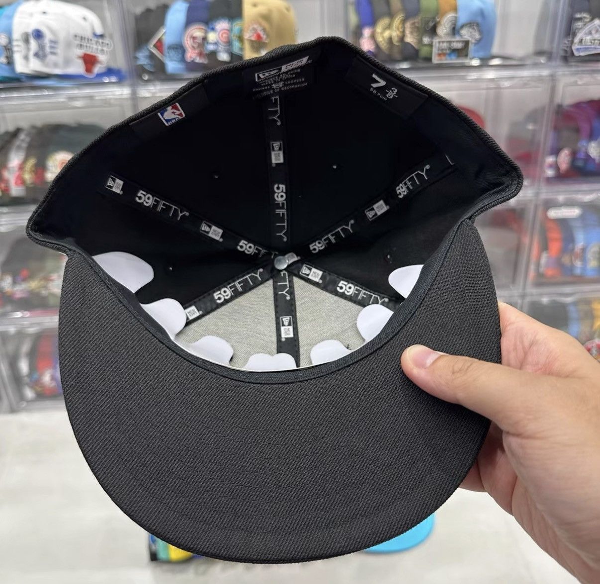 New Era New Era NBA Brooklyn Nets Flat Brim Baseball Cap J32 Size ONE SIZE - 4 Thumbnail