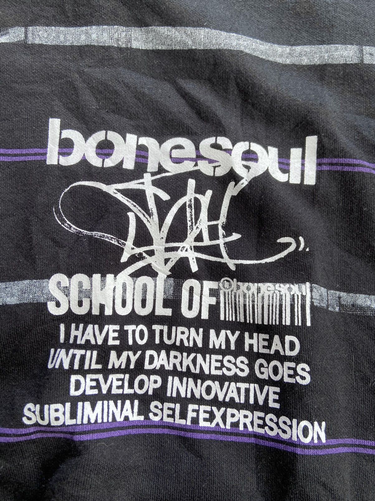 Japanese Brand B ONE SOUL I HATE TO TURN MY HEAD ZIP HOODIE Size US L / EU 52-54 / 3 - 8 Thumbnail