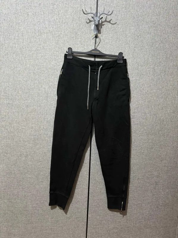 Alexander McQueen Alexander McQueen Black Cotton Embroidered Casual Pants 0089 Size US 38 / EU 54 - 1 Thumbnail