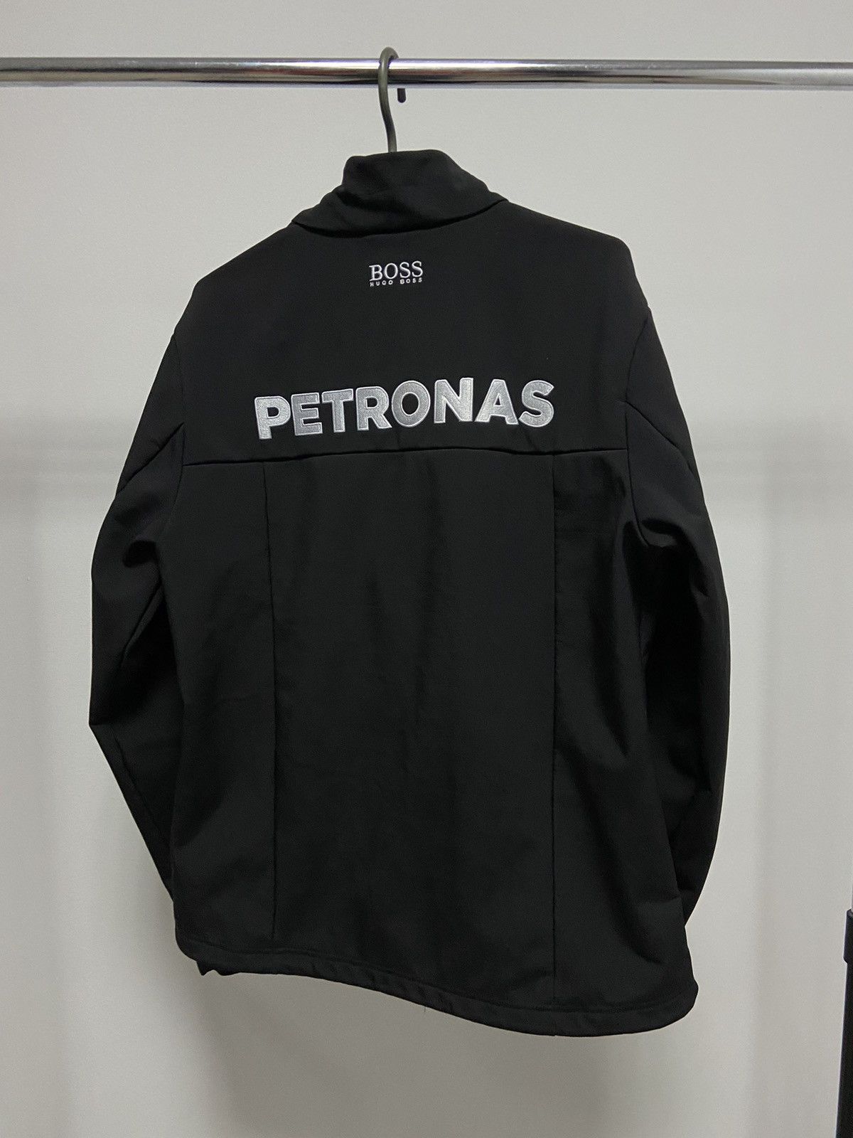 Mercedes-Benz × Vintage Mercedes Benz Racing zip Big Logo soft shell jacket Size US M / EU 48-50 / 2 - 2 Thumbnail