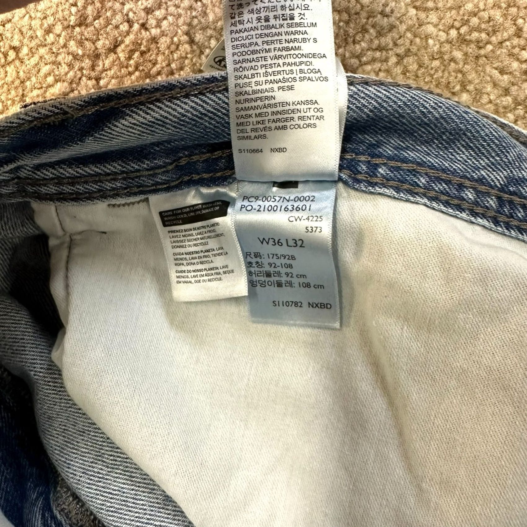 Levi's Levi's 578 Baggy Cargo Jeans Men's 36x32 Blue Wash Cotton new Size US 36 / EU 52 - 7 Thumbnail