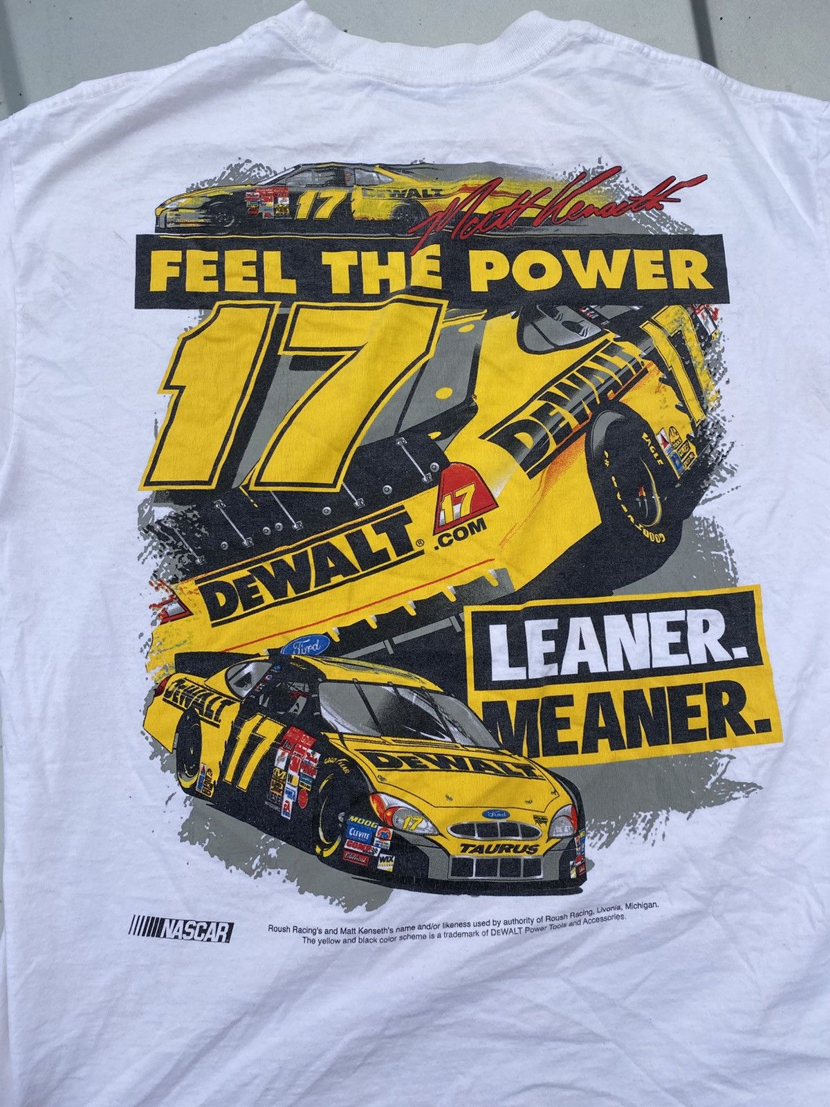 Vintage Vintage DeWalt Nascar 2000s Tee Size US XL / EU 56 / 4 - 4 Thumbnail