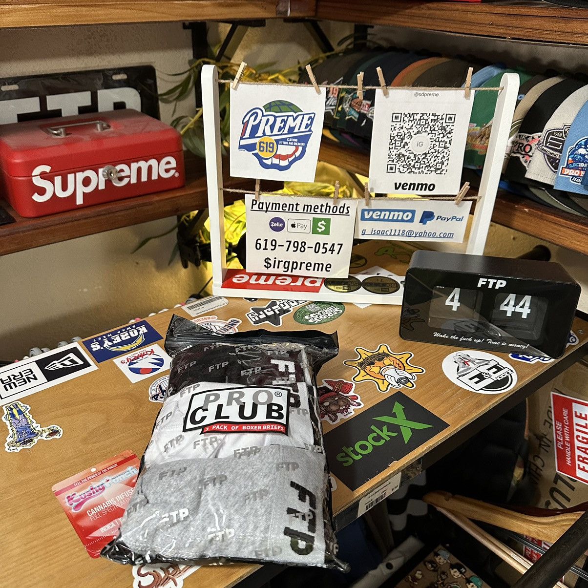 Fuck The Population FTP + PRO CLUB 3 PACK BOXER BRIEFS Size 34 - 1 Thumbnail