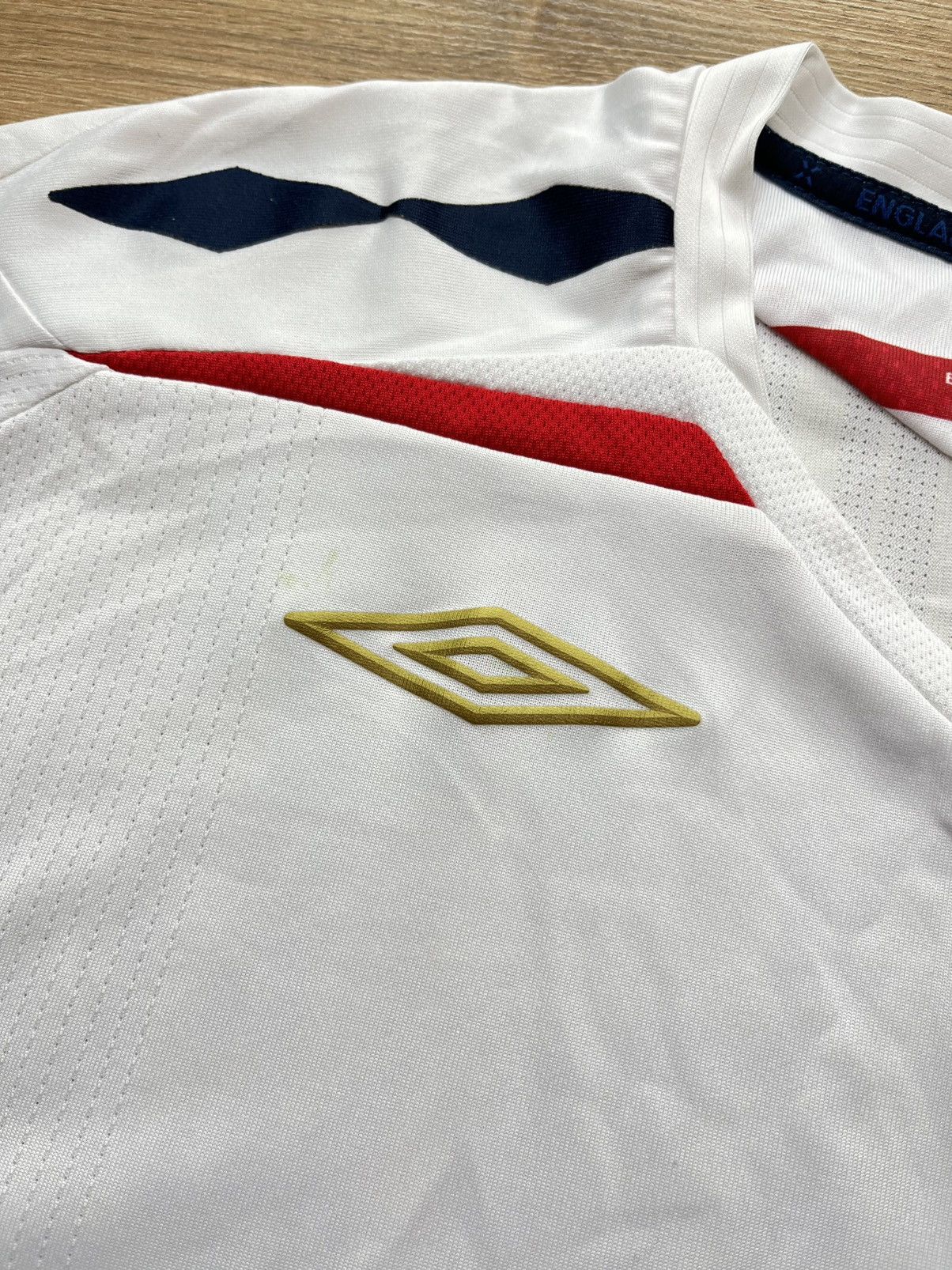 Umbro England 2007-2009 Home Shirt Umbro Soccer Jersey Size 3XL Size US XXL / EU 58 / 5 - 8 Thumbnail