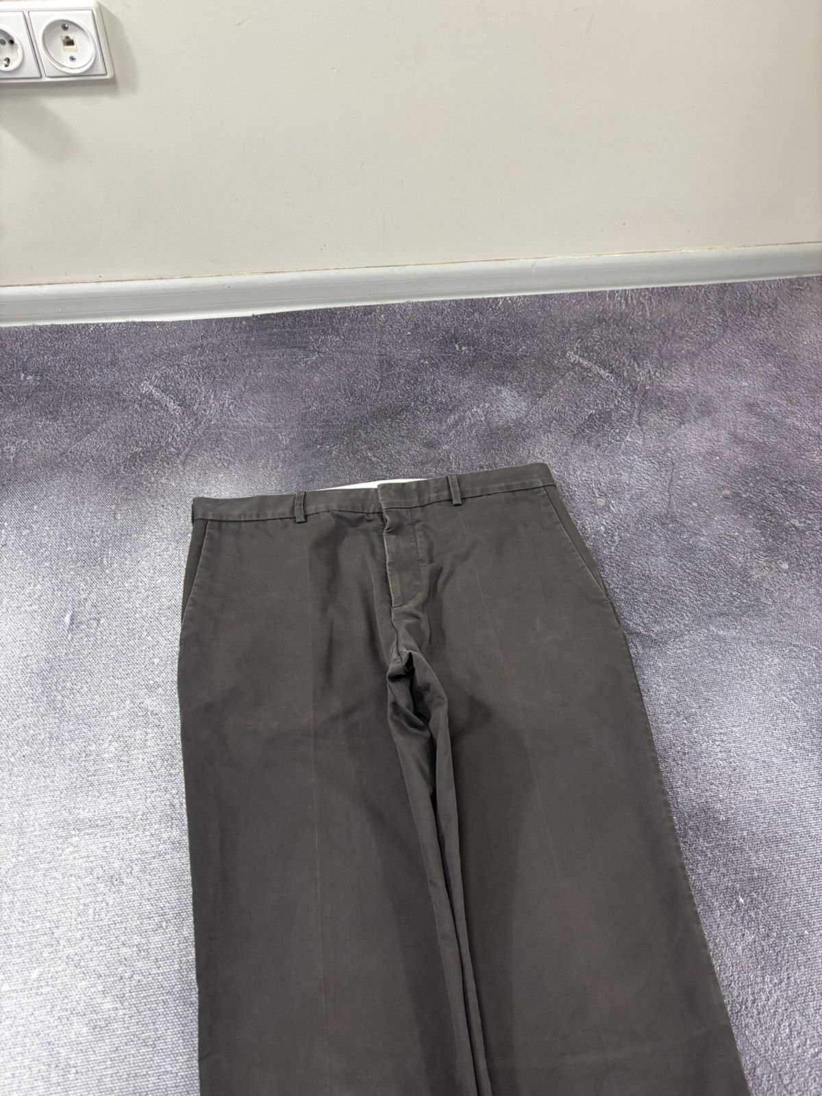 Arket Arket Men’s Brown/Grey Cotton Blend Chino Pants Trousers Size US 34 / EU 50 - 4 Thumbnail