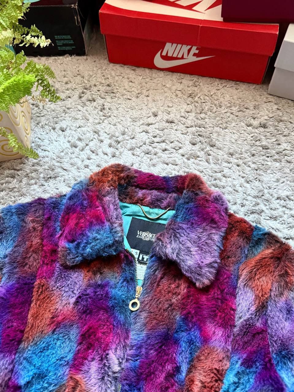 Versace Versace Jeans Couture Jacket Multicolour Four Fux Y2K Size S / US 4 / IT 40 - 4 Thumbnail