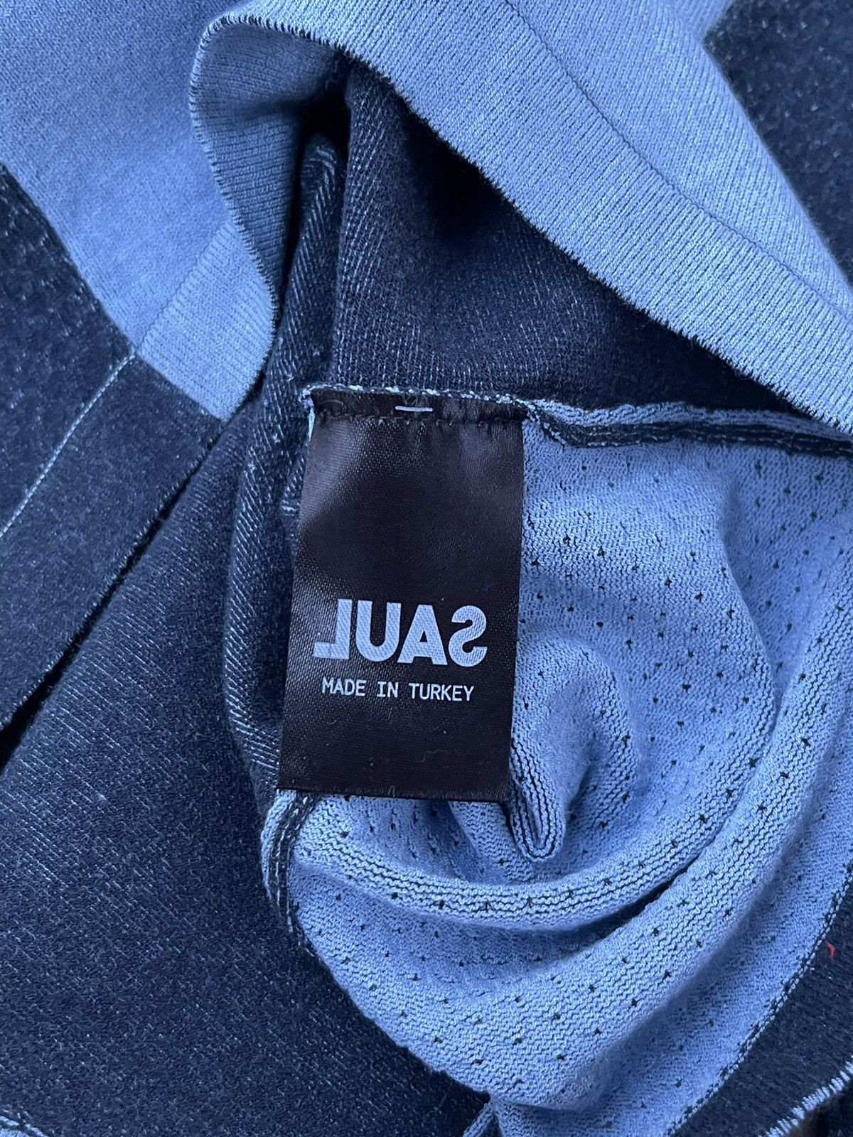 Saul Nash !DS! SS23 Saul Nash Blue Drop Stitch Polo Longsleeve Size US S / EU 44-46 / 1 - 19 Thumbnail
