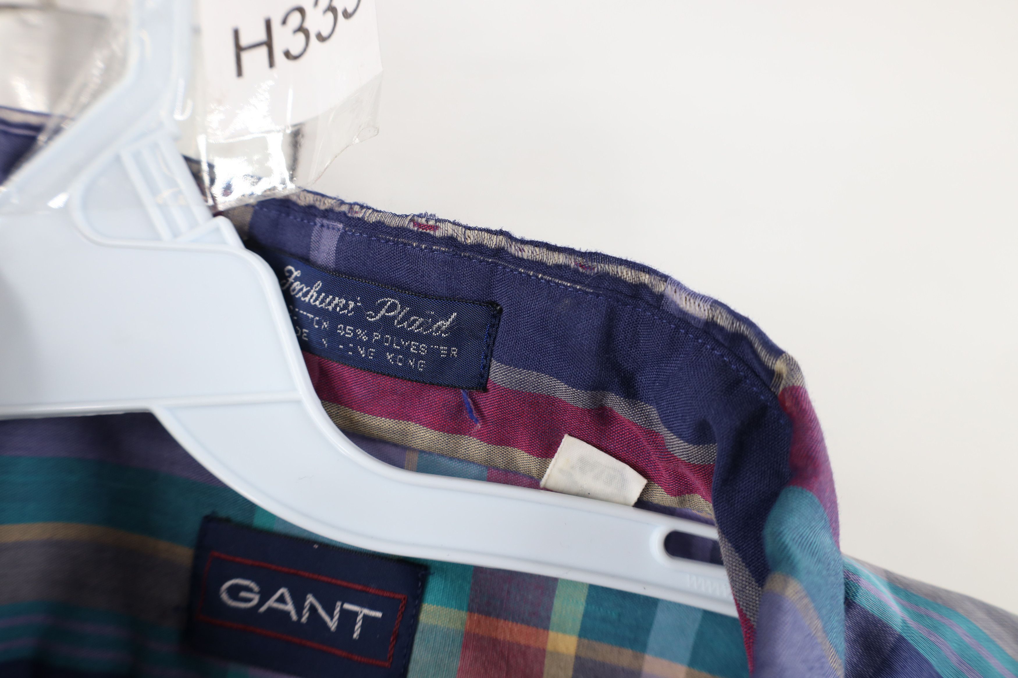 Vintage Vintage 90s Streetwear Madras Plaid Button Down Shirt Size US L / EU 52-54 / 3 - 9 Thumbnail