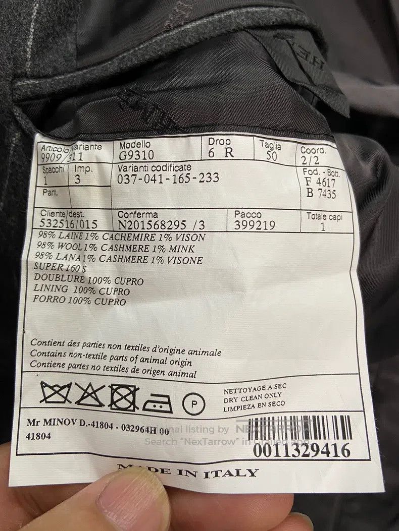 Hermes Hermes Cashmere and mink three-piece suit Size 50R - 9 Thumbnail
