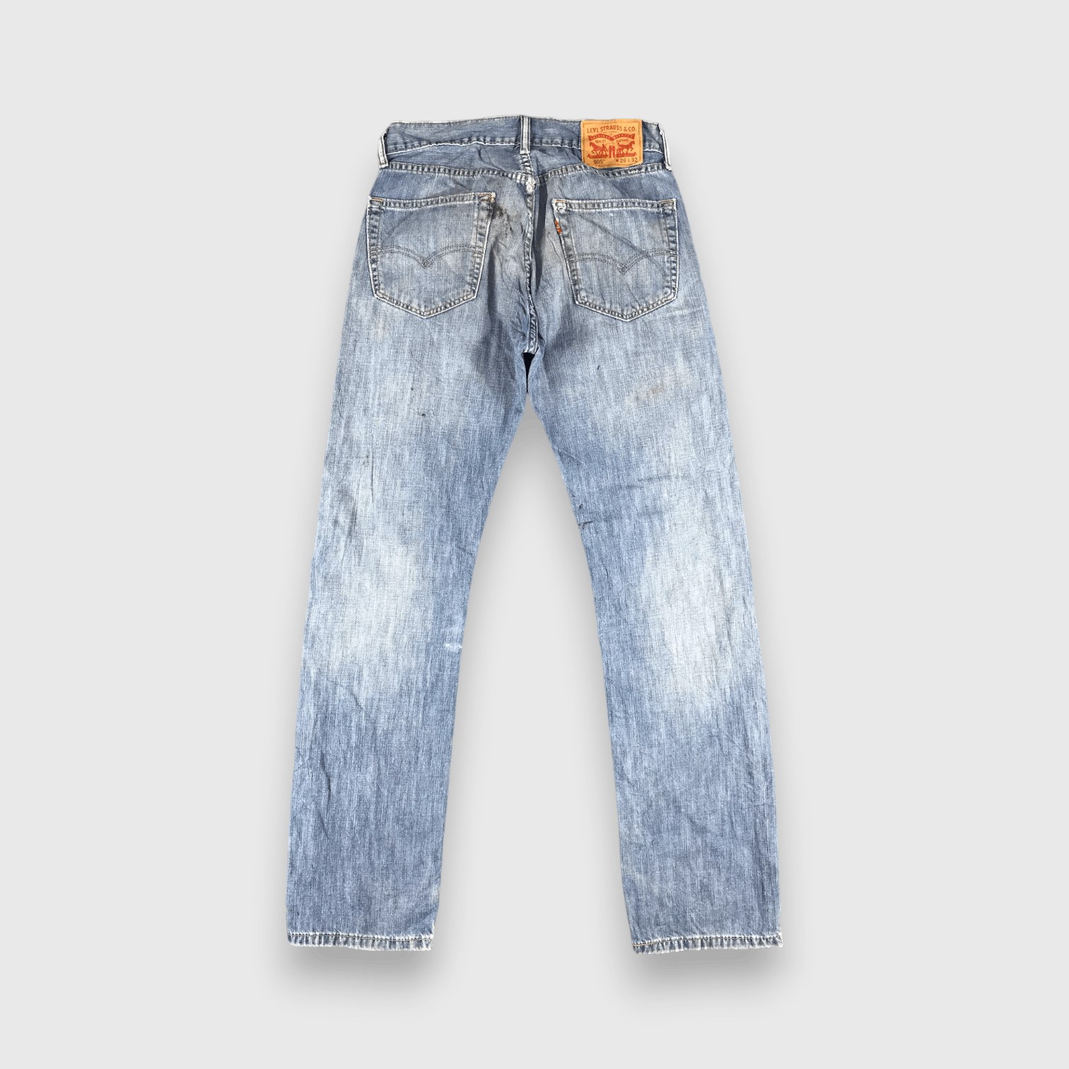 Levi's Vintage Blue Wash Levis 505 Jeans-J2473 Size US 30 / EU 46 - 2 Thumbnail