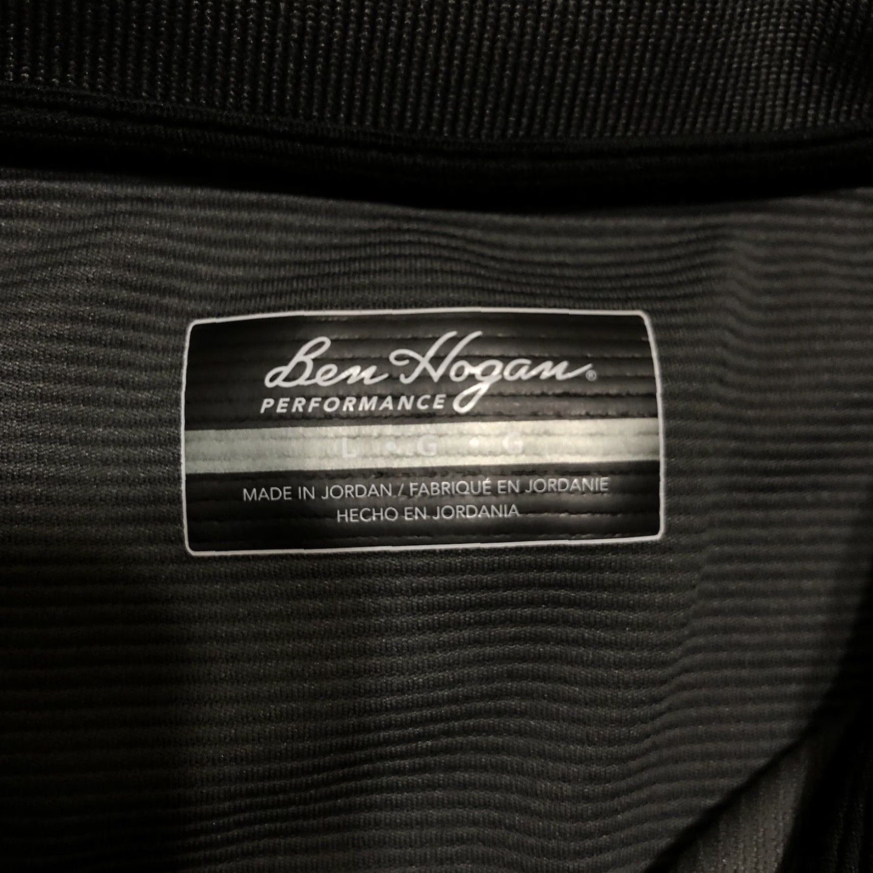 Hogan Ben Hogan Performance Shirt Mens Large Asphalt Gray Golf Polo Short Sleeve EUC Size US L / EU 52-54 / 3 - 3 Thumbnail