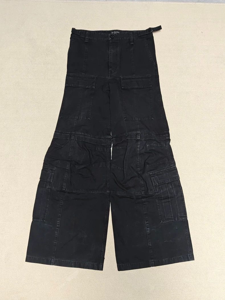Balenciaga Balenciaga size S Flared Removable Cargo Make old bell-bott Size US 26 / EU 42 - 1 Thumbnail