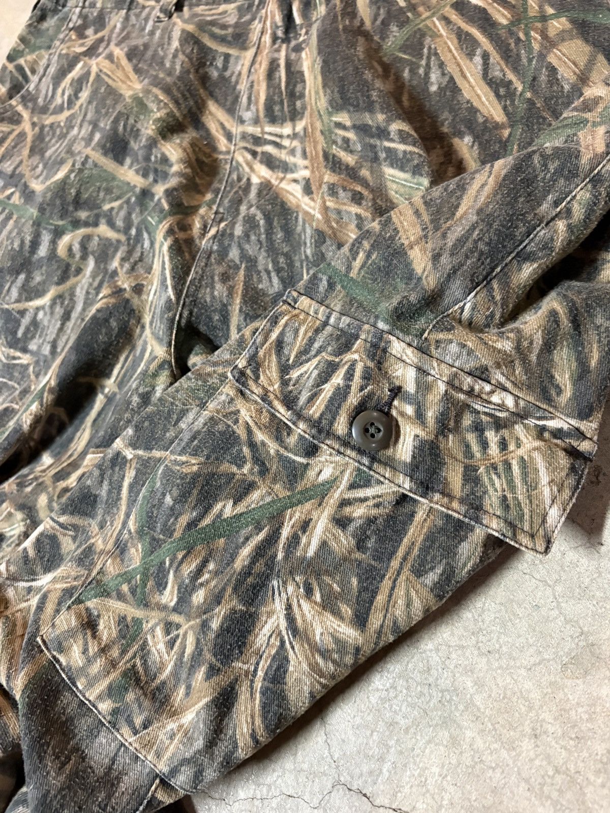 Cabelas Vintage 90s Cabela’s Mossy Oak Camo Cargo Pants Size 40x32 Size US 40 / EU 56 - 4 Thumbnail