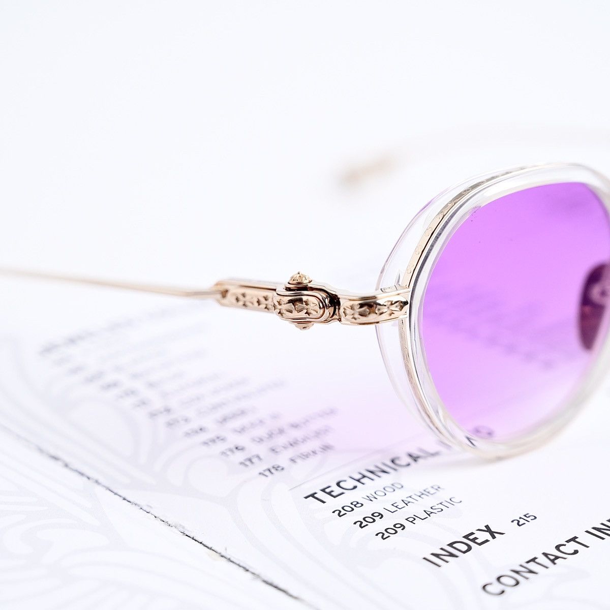 Chrome Hearts CHROME HEARTS SEX T-9 CRYSTAL GP TOKYO NIGHT SUNGLASSES Size ONE SIZE - 6 Thumbnail