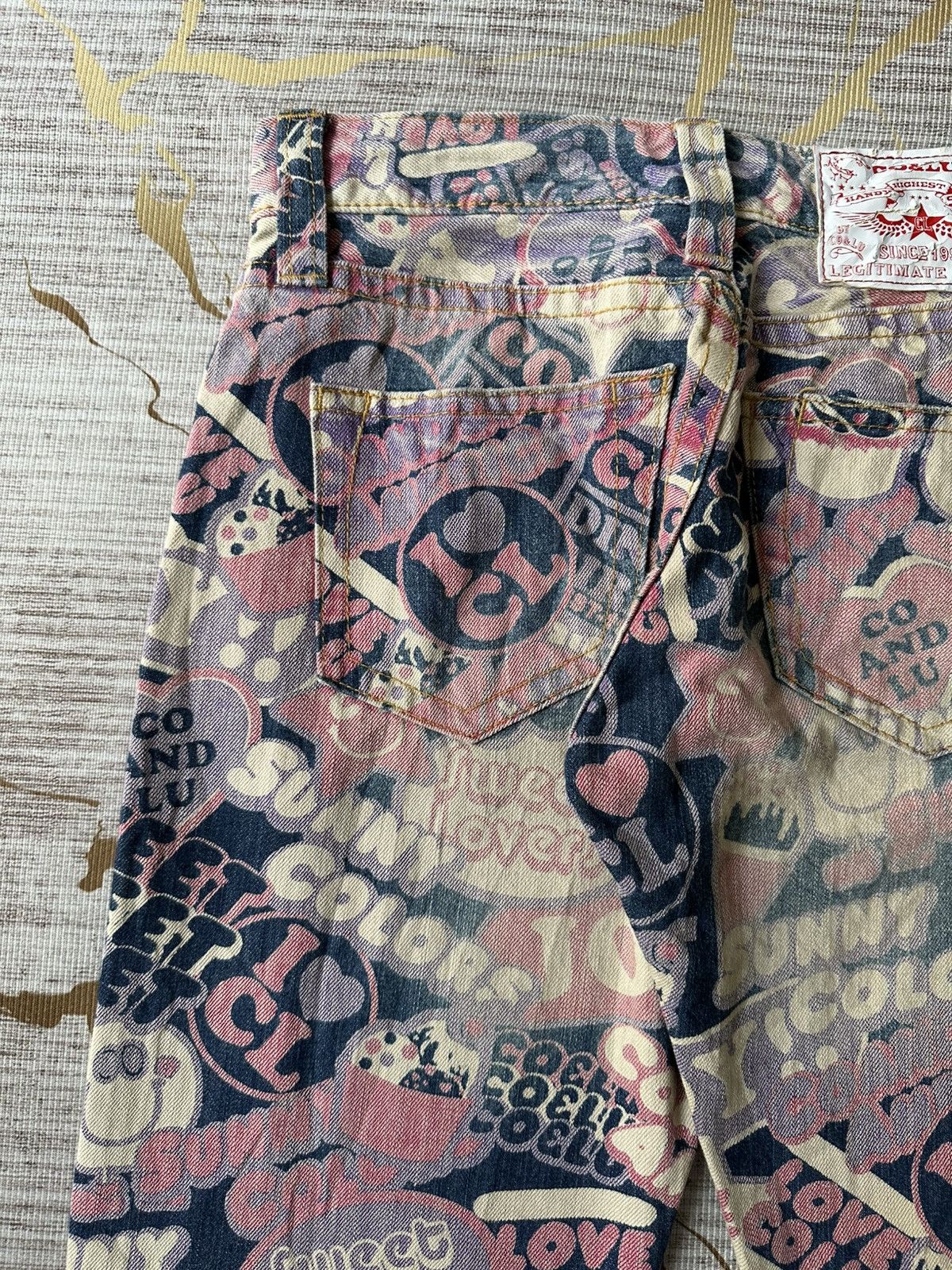 Hysteric Glamour Japanese Brand Co&Lu Fullprint Design Hysteric Style Denim Size US 28 / EU 44 - 15 Thumbnail