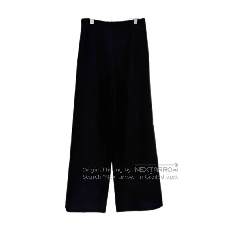 Hermes Hermes Black Wool Fabric Suit Trousers Size 26" / US 2 / IT 38 - 2 Thumbnail