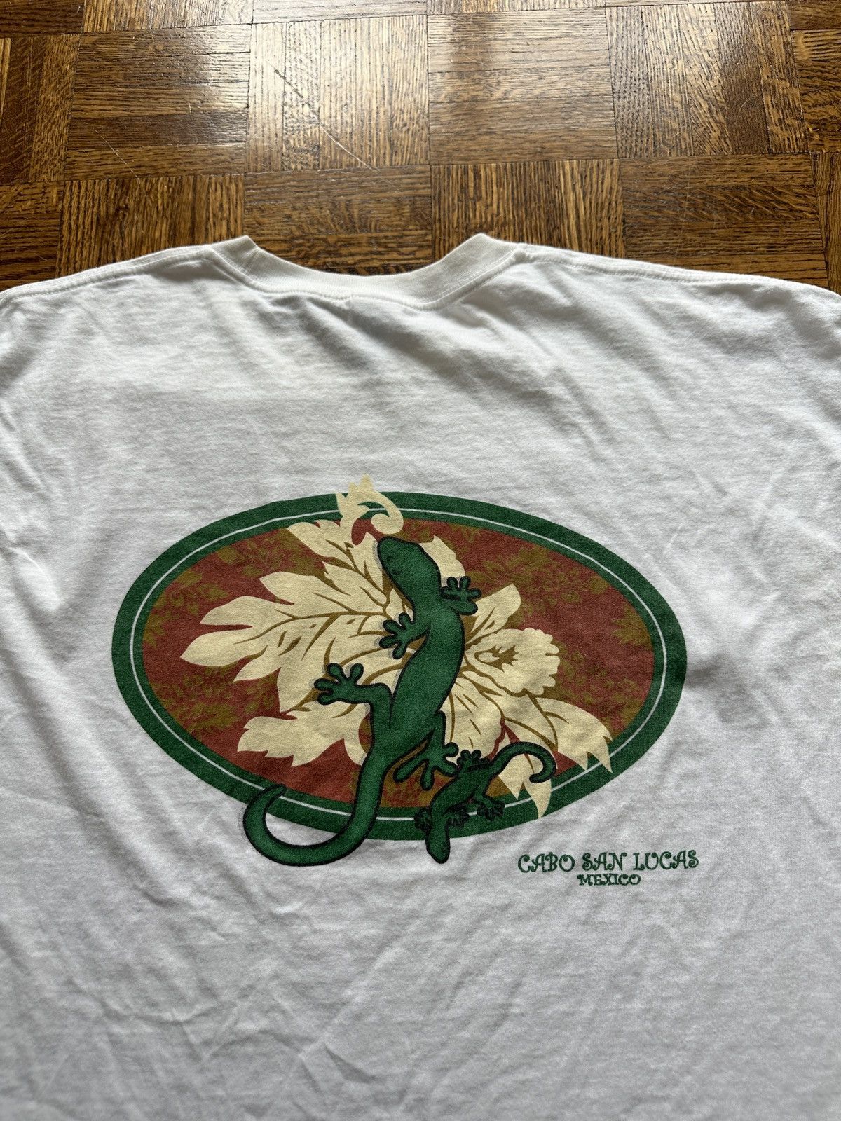 Japanese Brand Vintage Y2K Cabo San Lucas Mexico Graphic Tee Size US XL / EU 56 / 4 - 4 Thumbnail