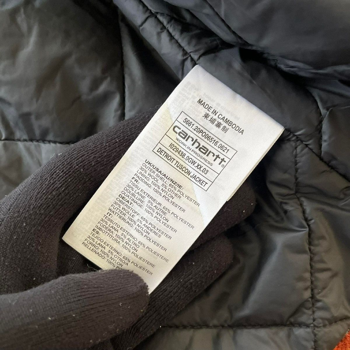 Carhartt Carhartt WIP Tucson StripeDollar DetroitJacket Quilted Lined Size US XL / EU 56 / 4 - 9 Thumbnail