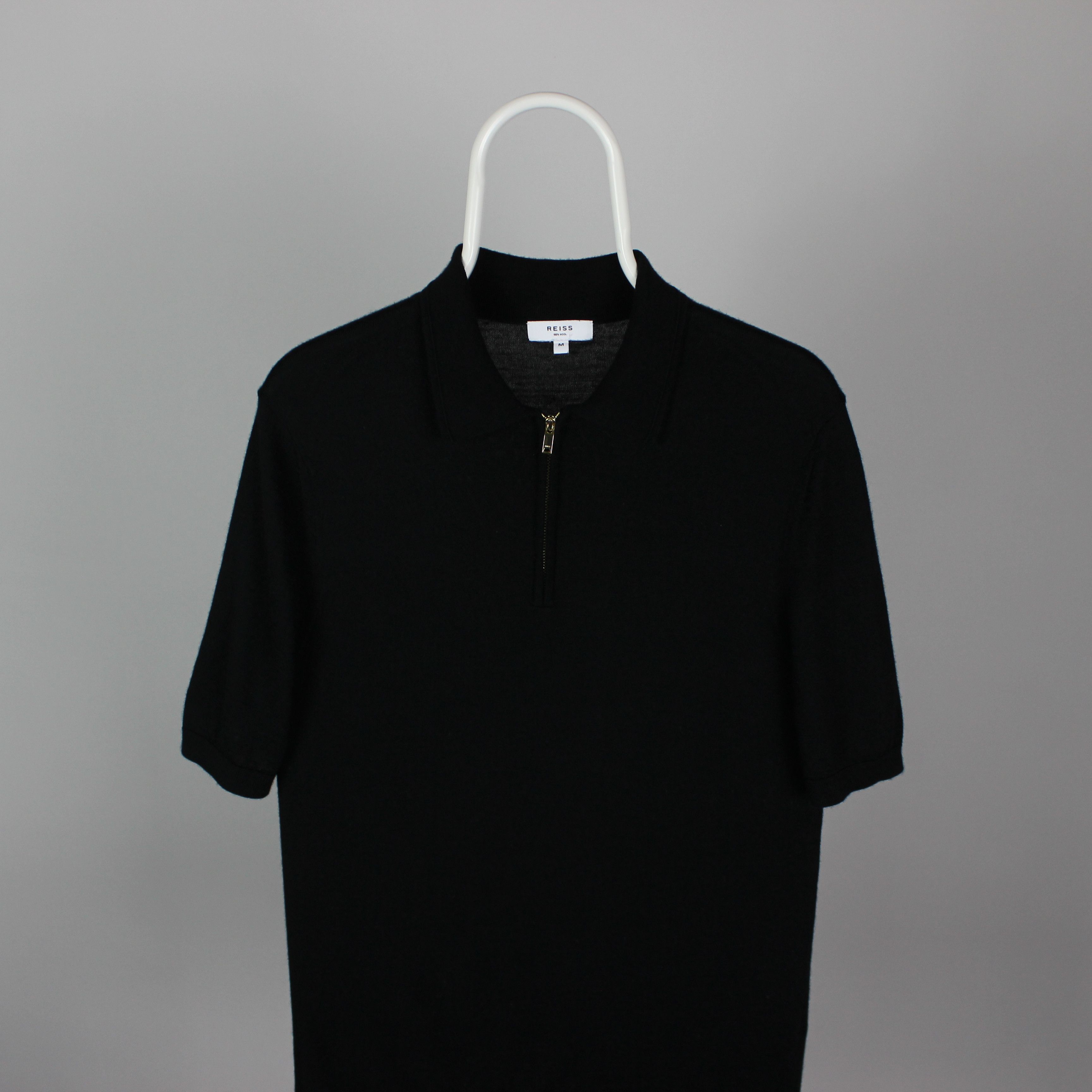 Reiss Reiss polo shirt men Maxwell wool M black Size US M / EU 48-50 / 2 - 2 Thumbnail
