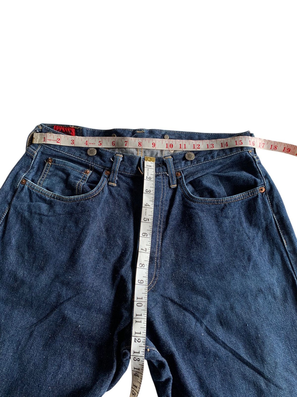 Schott VINTAGE SCHOTT SELVEDGE BUCKLE BACK JAPANESE DENIM Size US 32 / EU 48 - 19 Thumbnail