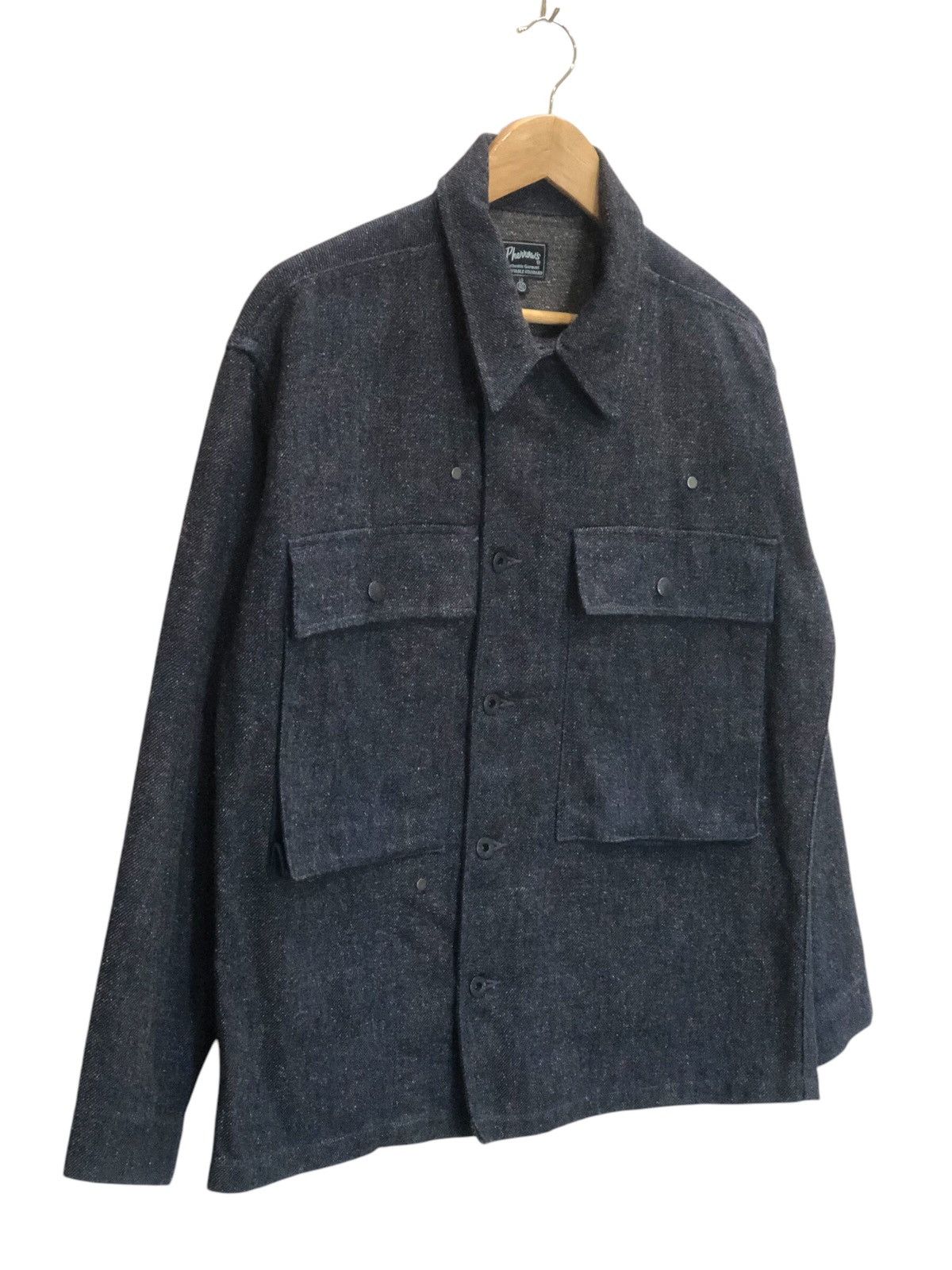 Pherrow's Pherrows Button Leichte Field Shirt Houdstooth Size US L / EU 52-54 / 3 - 3 Thumbnail