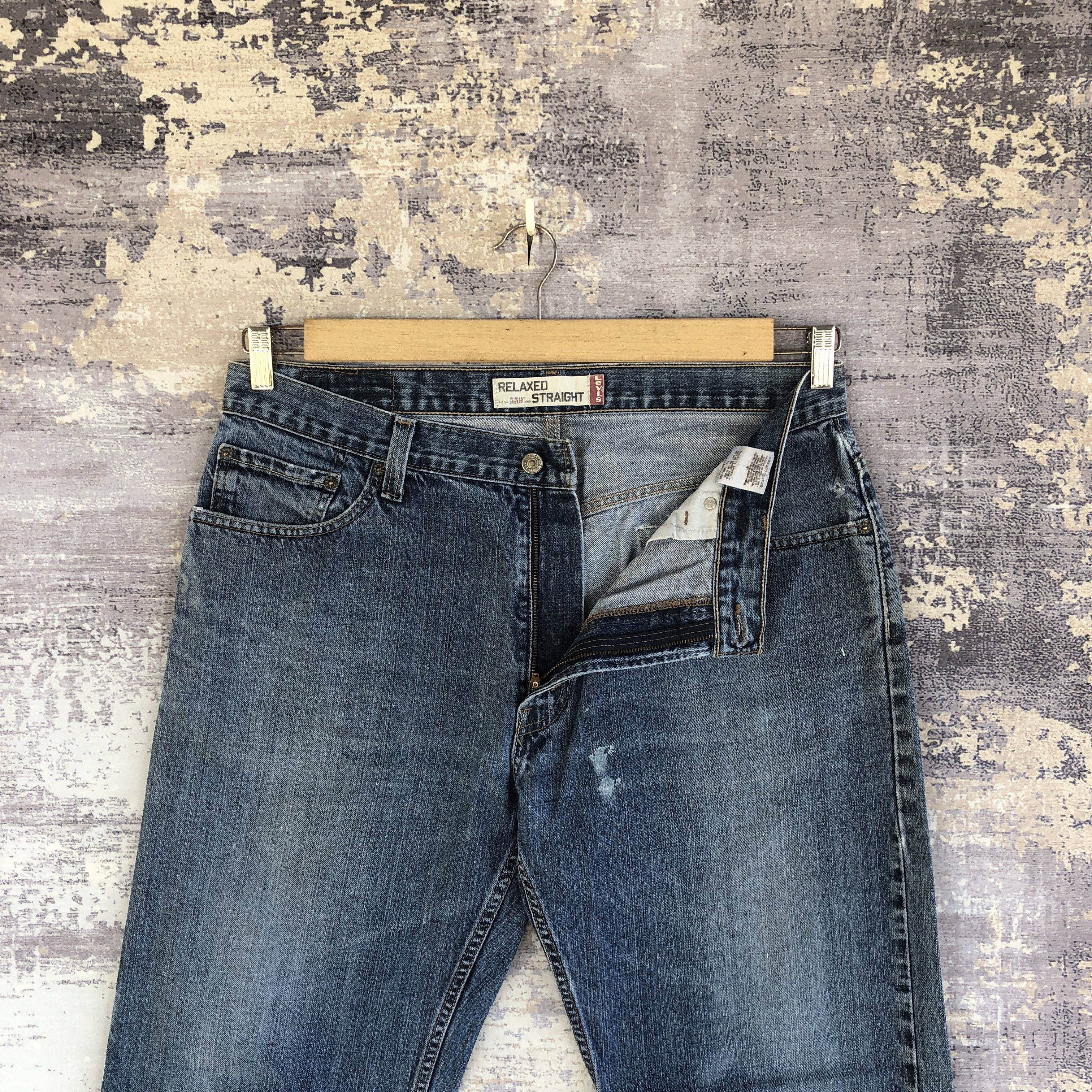 Levi's Vintage Levis Distressed Jeans Levi's 559 Painter Denim Size US 36 / EU 52 - 6 Thumbnail