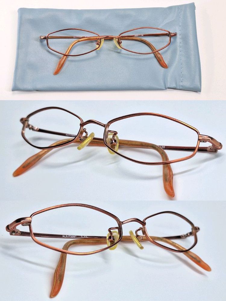 Other ALOOK ALK-F3267 Y2K Geek Chic Slim Metal Frame Glasses Size ONE SIZE - 2 Thumbnail