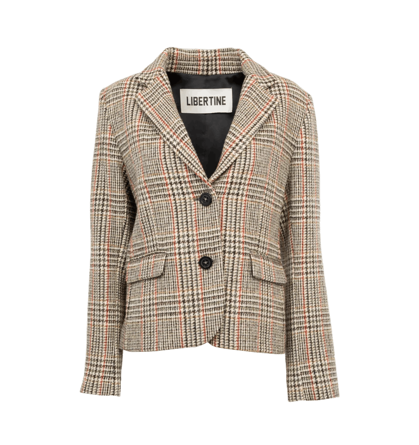 o1h1sh10624 Blazer in Brown Multi