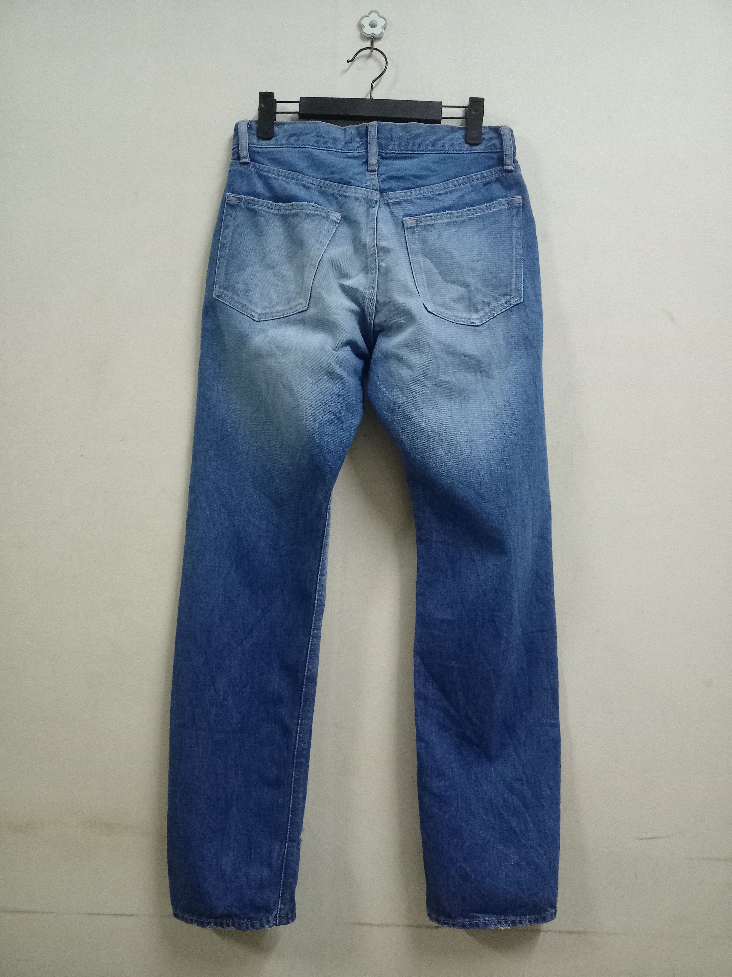Japan Blue Vintage Setto By JAPAN BLUE Selvedge Ripped Jeans 29x31 Size US 29 - 2 Thumbnail