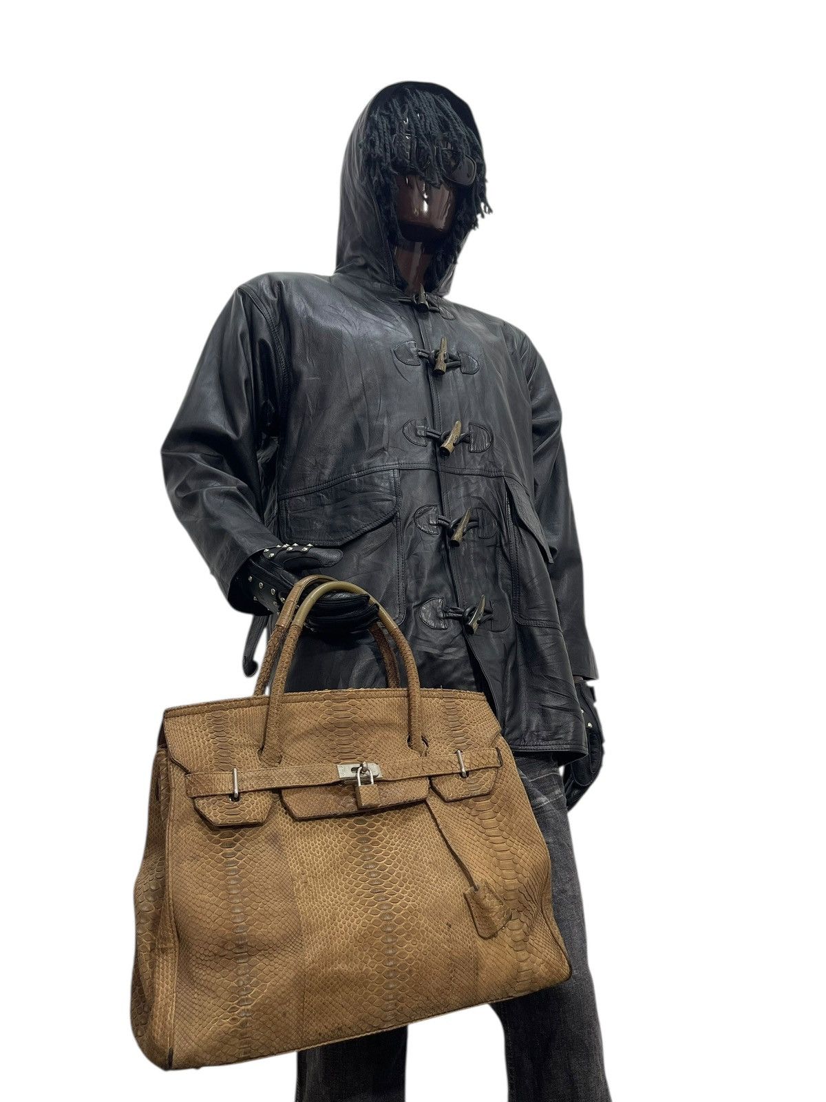If Six Was Nine Full Leather Python Birkin Bag Unknown Like Hermes 5🟩 Size ONE SIZE - 2 Thumbnail