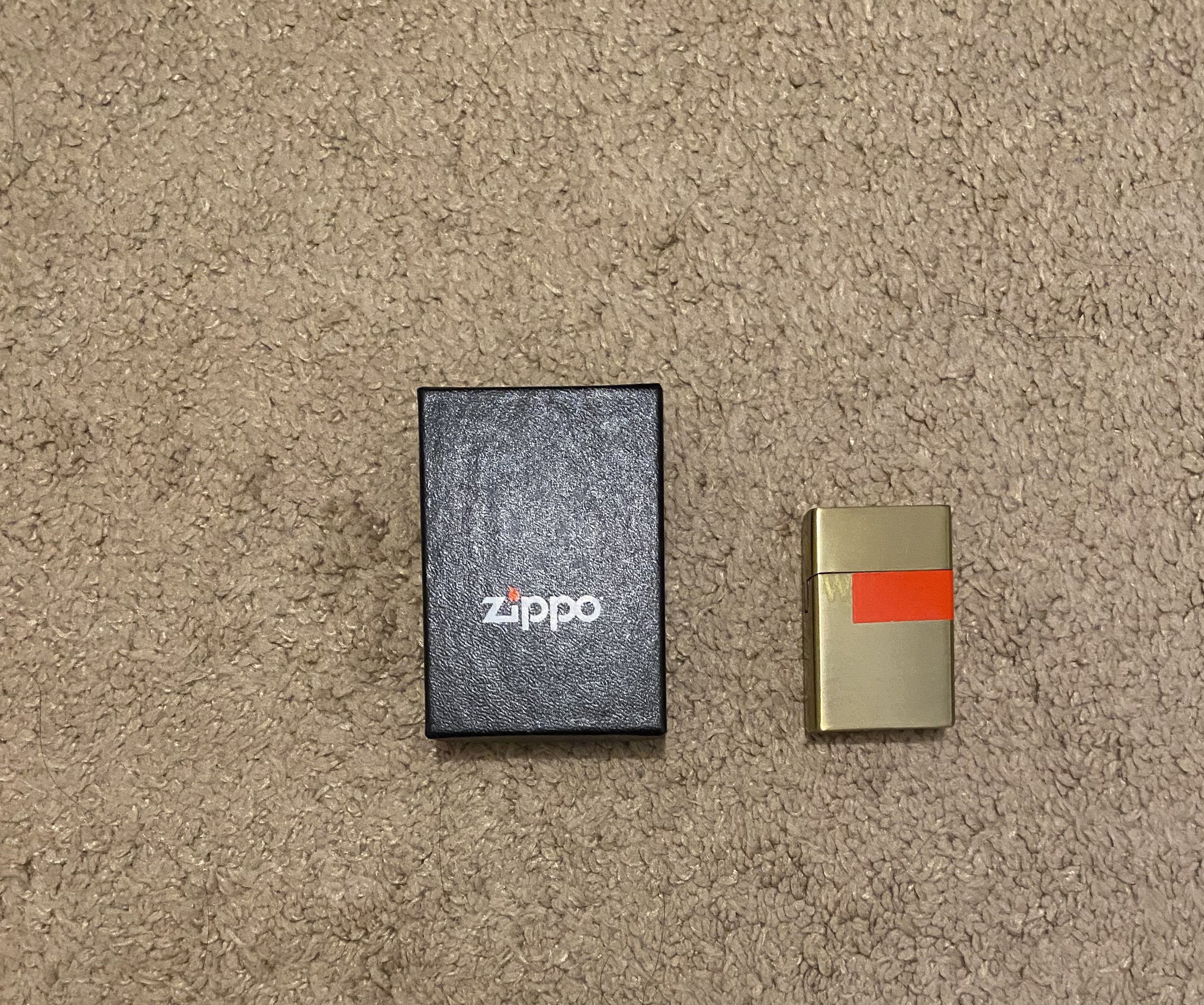 Palace Palace Zippo Lighter Black/Silver Size ONE SIZE - 2 Thumbnail