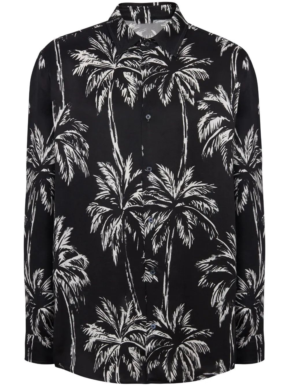 Other Palm Tree-Print Satin Shirt Size US S / EU 44-46 / 1 - 3 Thumbnail