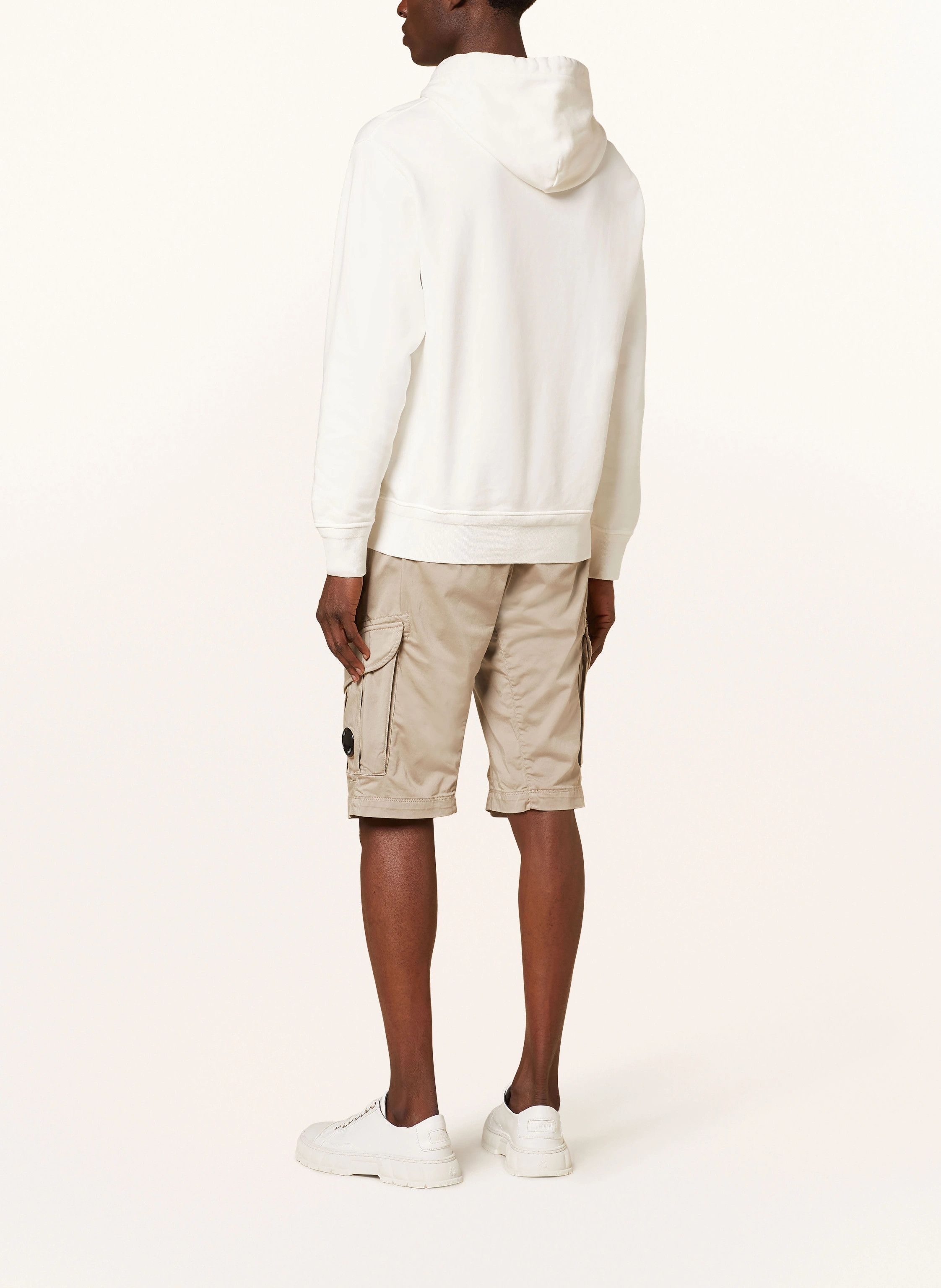 C.P. Company o1y1224 Logo Hoodie in Ivory Size US XL / EU 56 / 4 - 3 Thumbnail