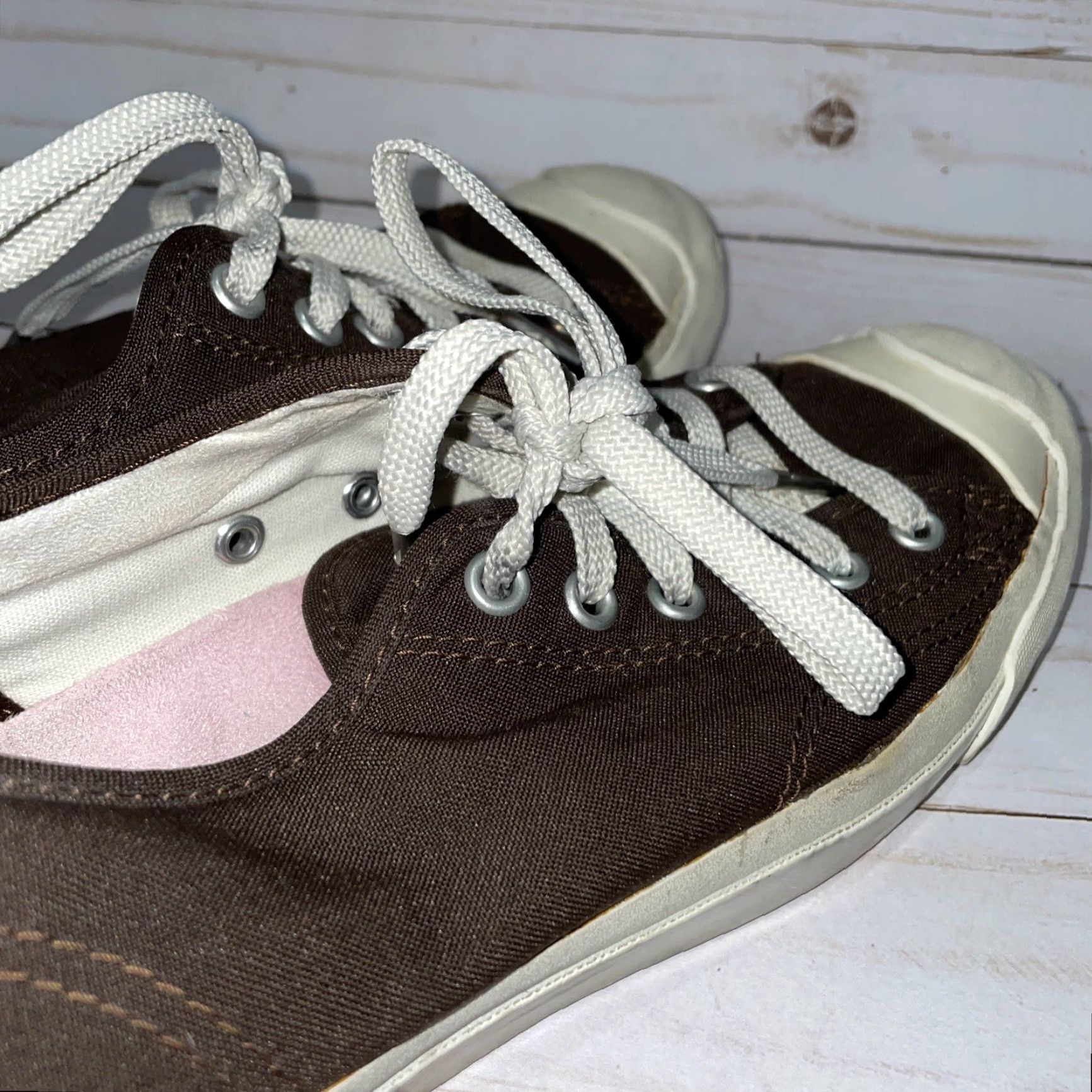 Converse Converse Converse Jack Purcell brown casual sneakers Womens Size 7 Size US 7 / IT 37 - 4 Thumbnail