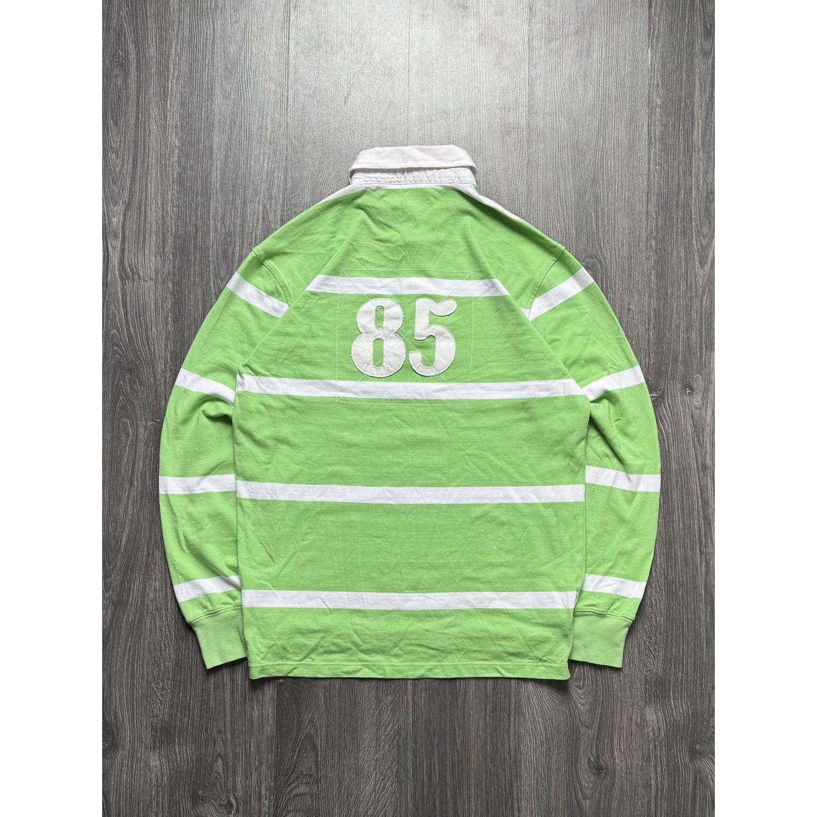 Tommy Hilfiger × Vintage Y2K Tommy Hilfiger Vintage Rugby Long Sleeve Size US XL / EU 56 / 4 - 8 Thumbnail