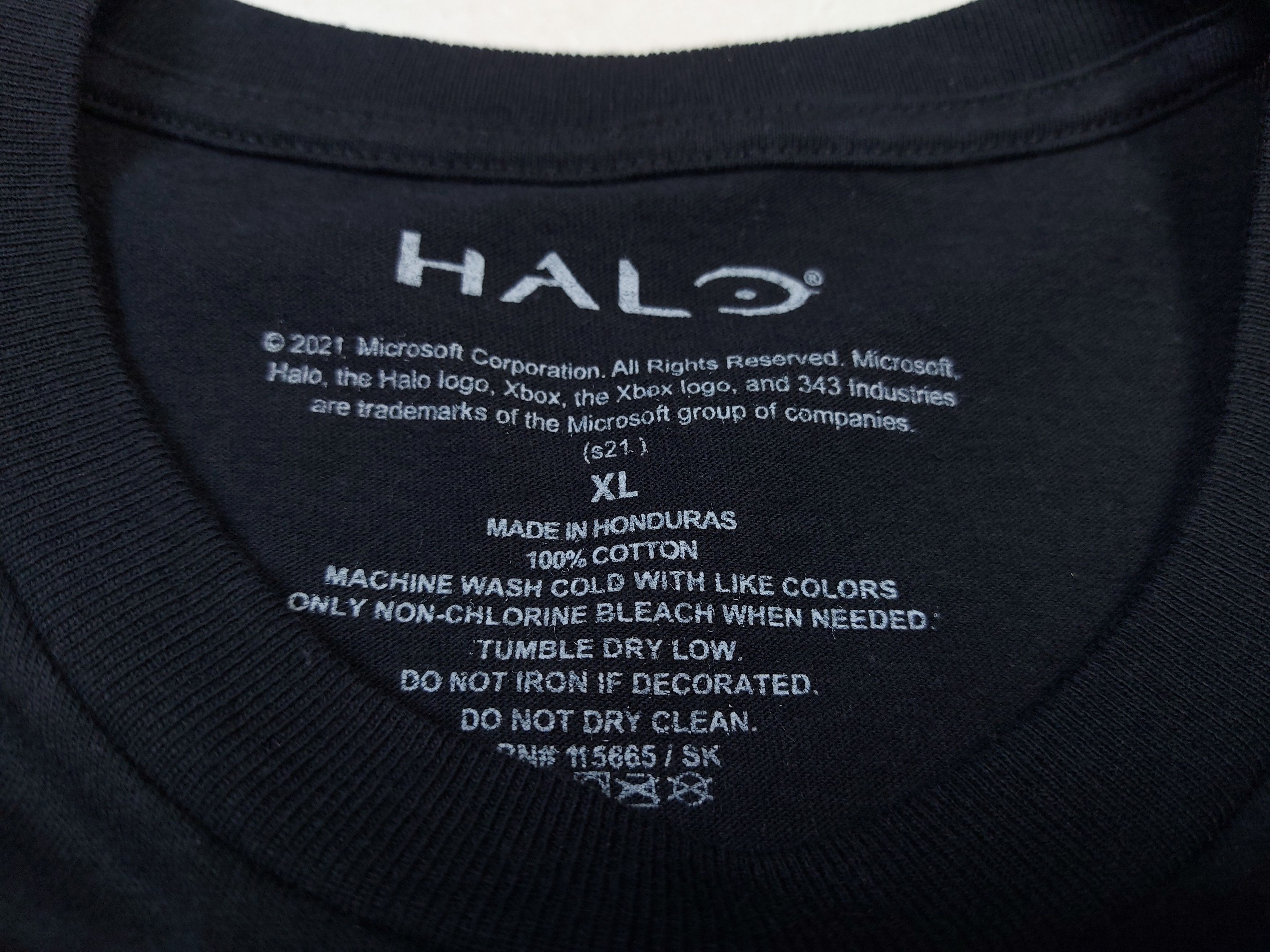 Halo × Microsoft Official HALO UNSC Master Chief Xbox Microsoft Licensed TEE Size US XL / EU 56 / 4 - 6 Thumbnail