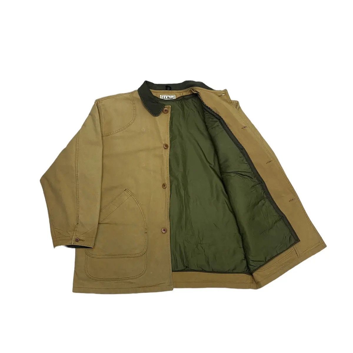 L.L. Bean 🔥VINTAGE LL BEAN FADED CHORE JACKET Size US XL / EU 56 / 4 - 2 Thumbnail