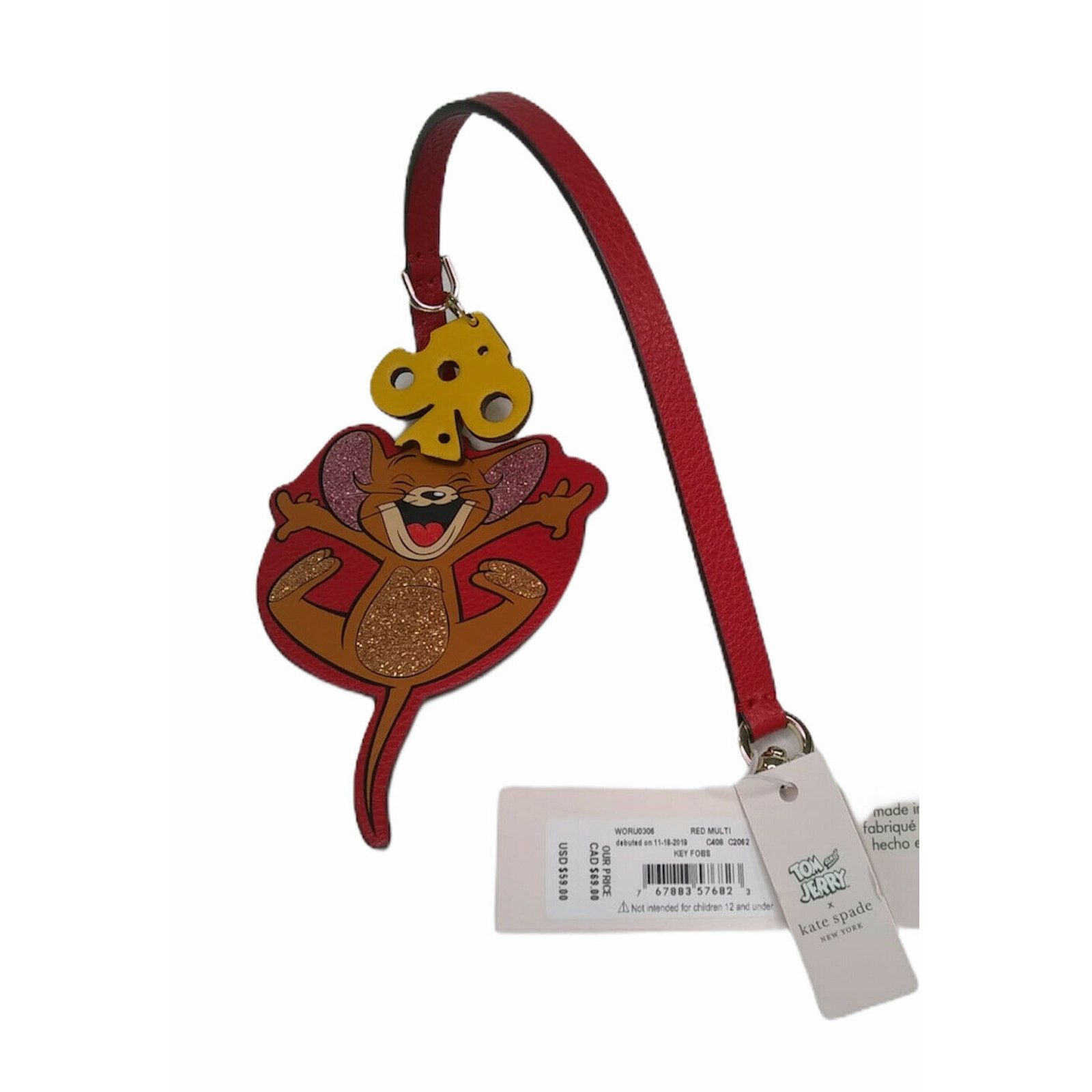 Kate Spade Kate Spade Tom and Jerry X Mouse Luggage Tag Handbag Charm Size ONE SIZE - 5 Thumbnail