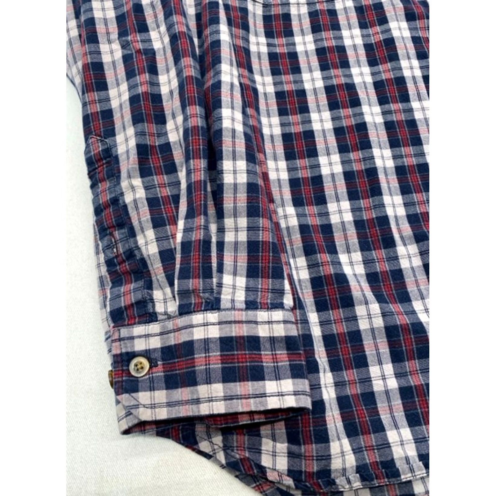 Carhartt Carhartt Mens 2XL Long Sleeve Button-Up Fort Plaid Shirt Relaxed Fit Knit Cotton Multicolor 102214 Size US XXL / EU 58 / 5 - 2 Thumbnail