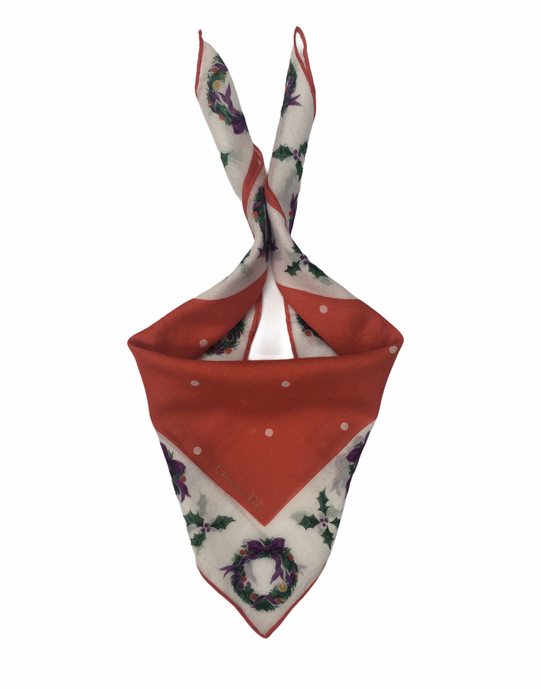 Christian Dior Monsieur Christian Dior Handkerchief Bandana Neckerchief - HKC0010 Size ONE SIZE - 2 Thumbnail
