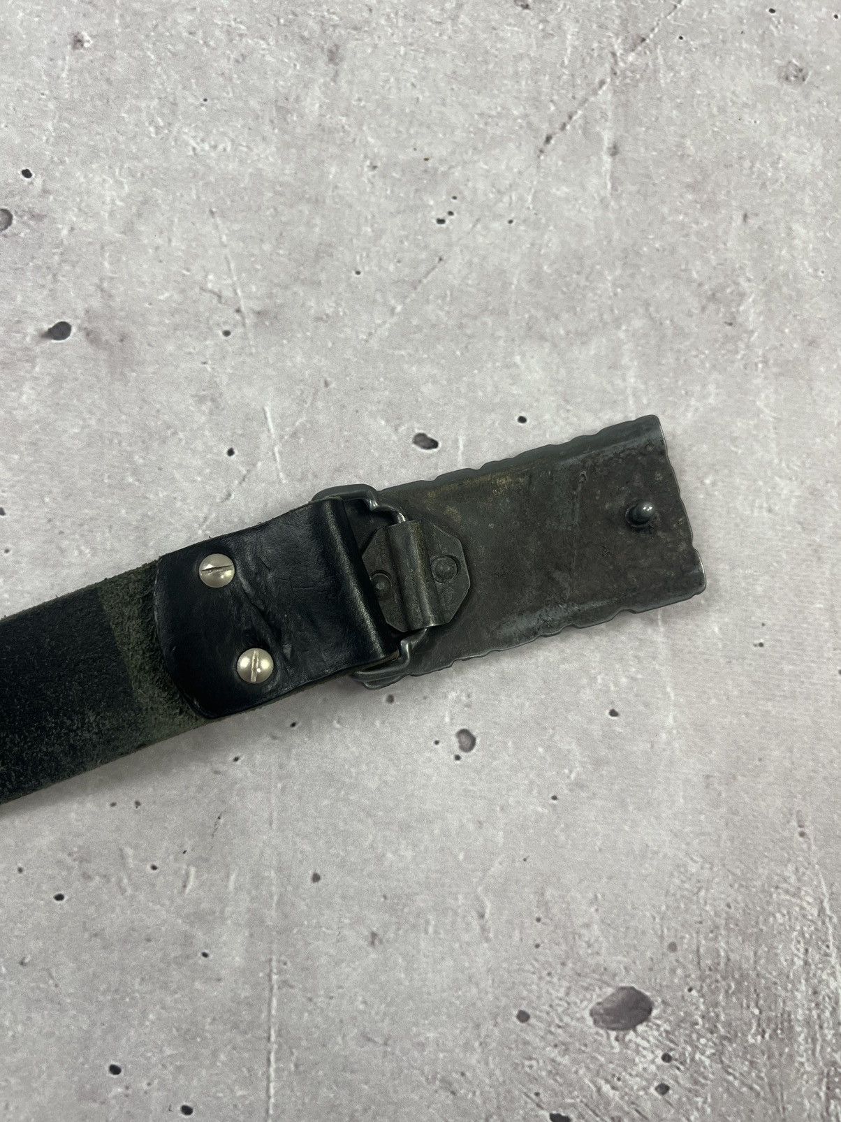 Levi's Vintage Levis Big Buckle Leather Belt Size ONE SIZE - 4 Thumbnail