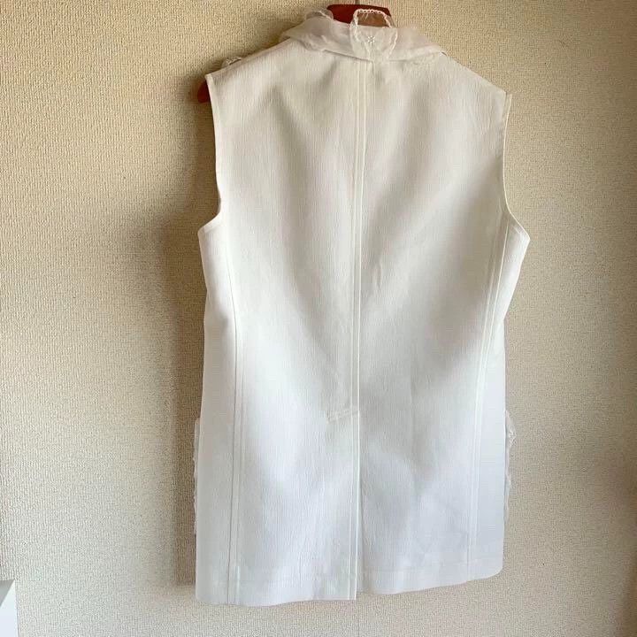 Comme des Garcons Comme des Garcons White vest top Size S / US 4 / IT 40 - 4 Thumbnail