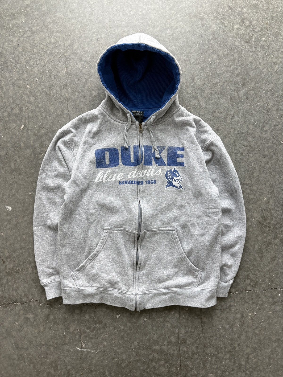 Vintage Y2K Duke Thermal Lined Zip Up Hoodie