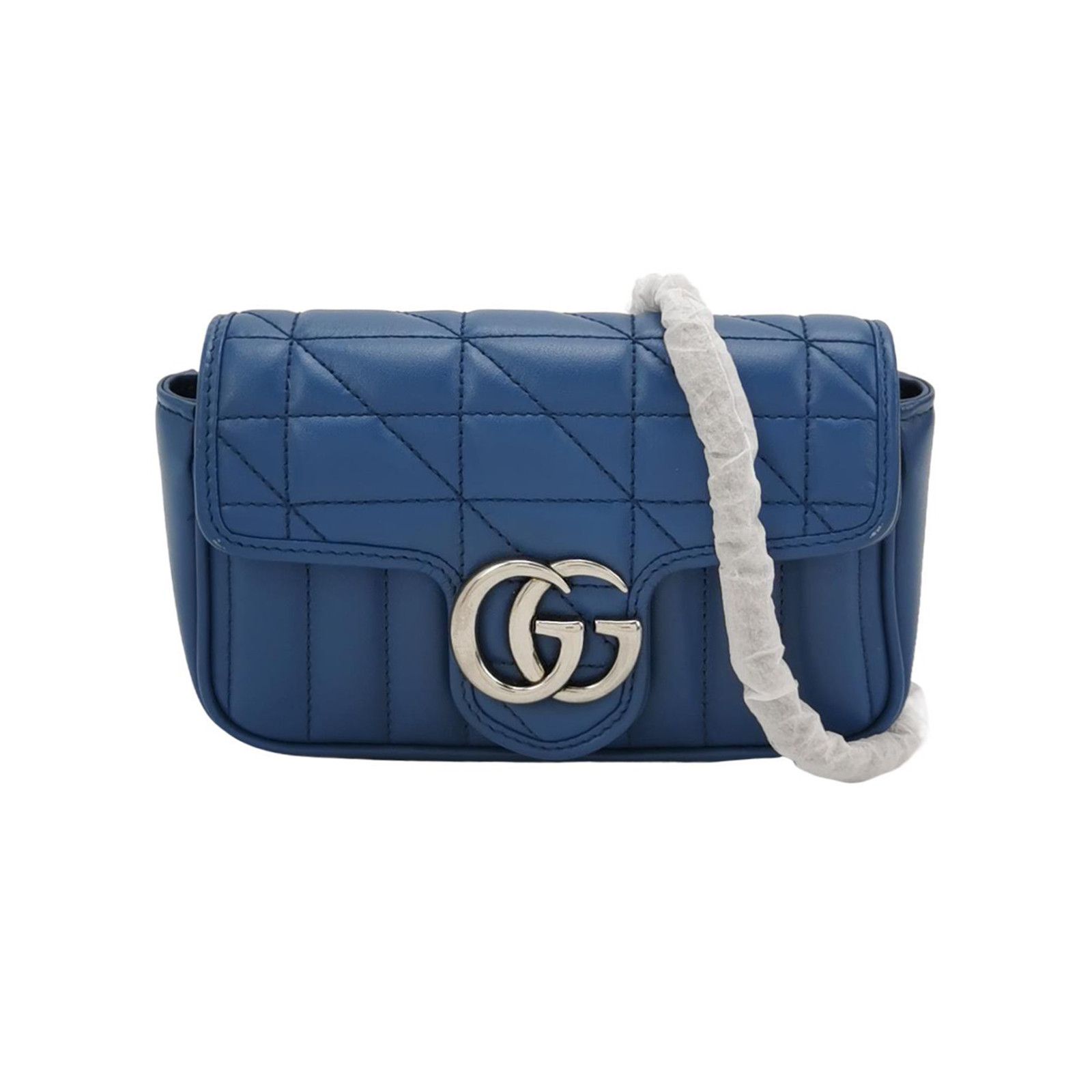 Gucci Gucci GG Marmont Leather Mini Shoulder Bag Size ONE SIZE - 1 Thumbnail