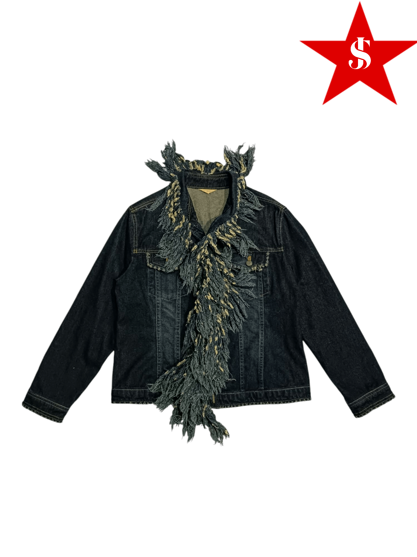 Japanese Brand Japanese Brand Fringe Denim Jacket Size US L / EU 52-54 / 3 - 1 Thumbnail