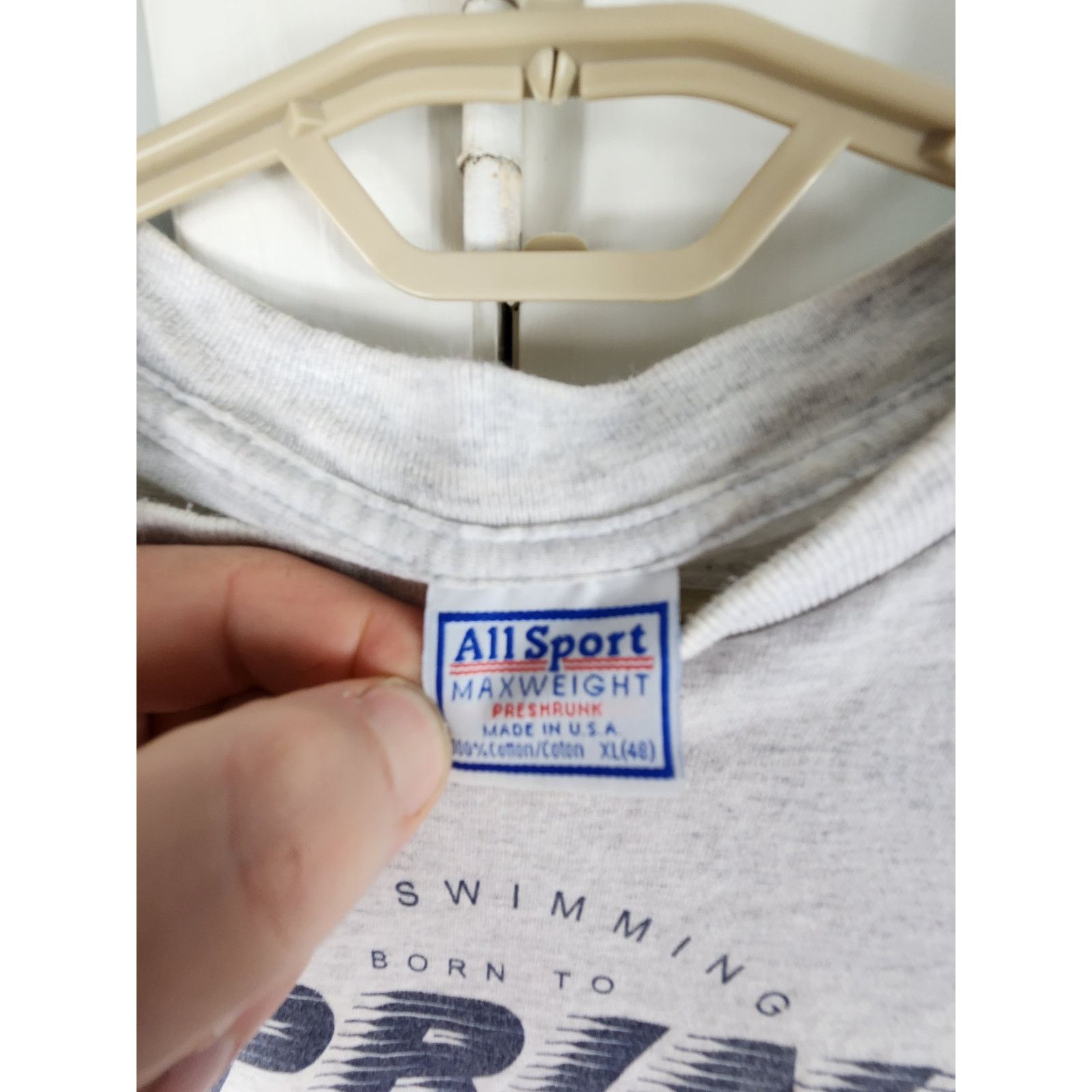 All Sport Vintage 90s USA Swimming T Men's XL Size US XL / EU 56 / 4 - 3 Thumbnail