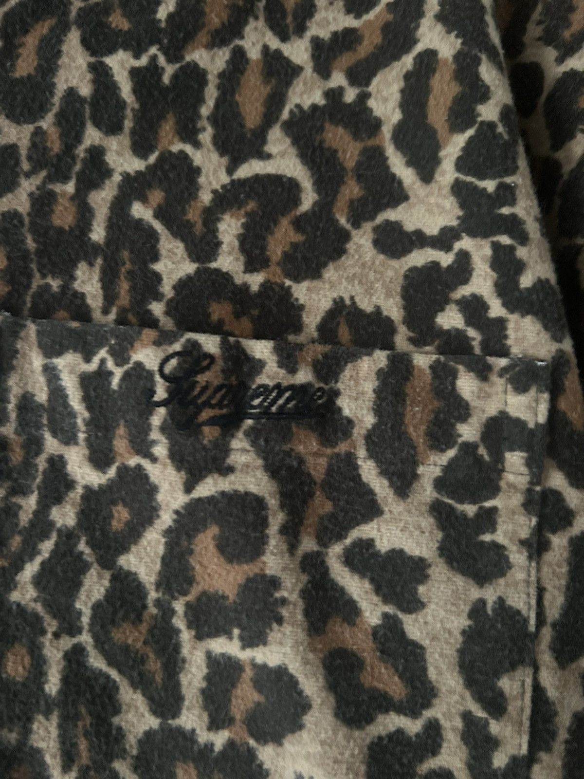 Supreme Supreme Leopard print flannel button up Size US L / EU 52-54 / 3 - 3 Thumbnail